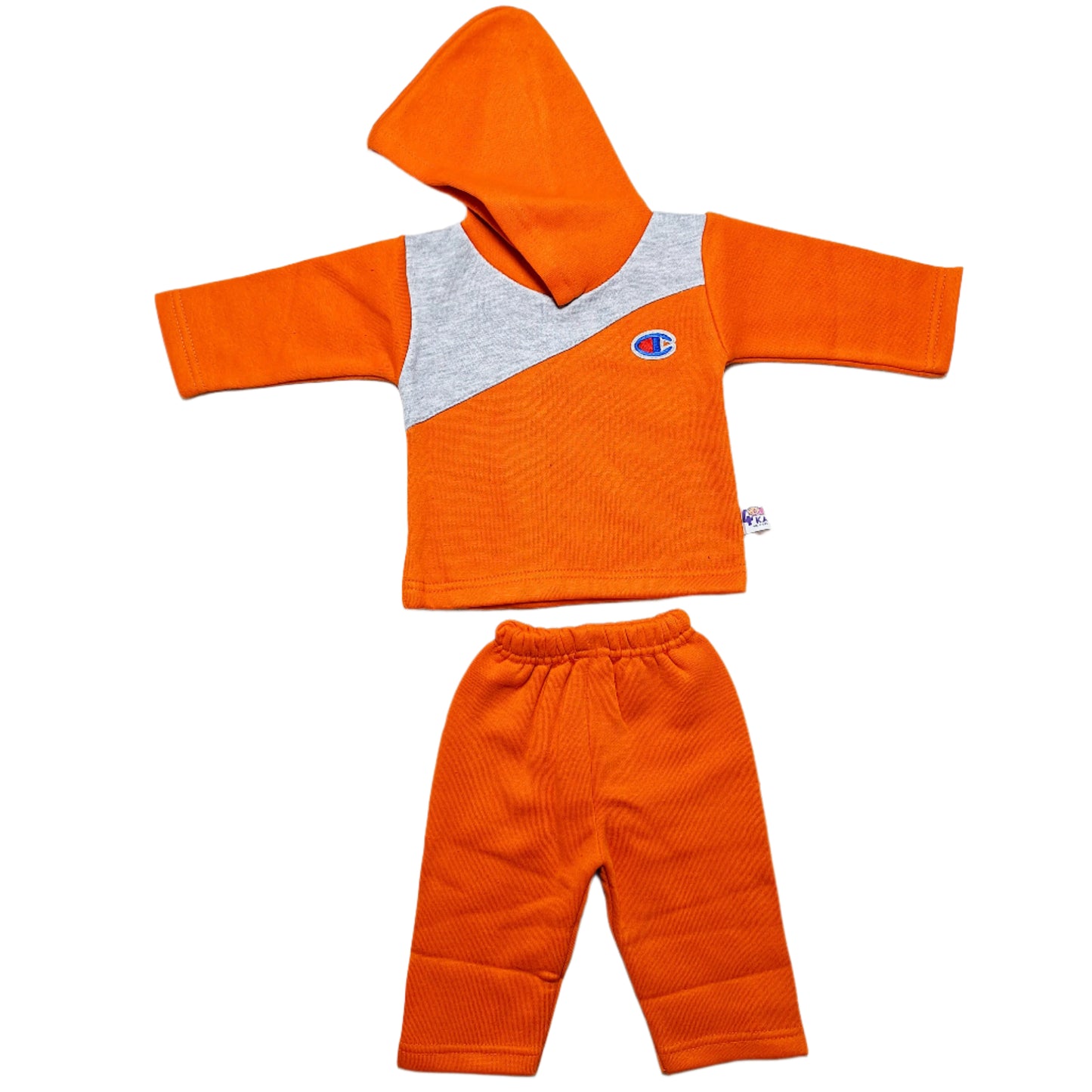 New Born Winter Premium And Soft Cotton Fleece Hoodie With Trouser