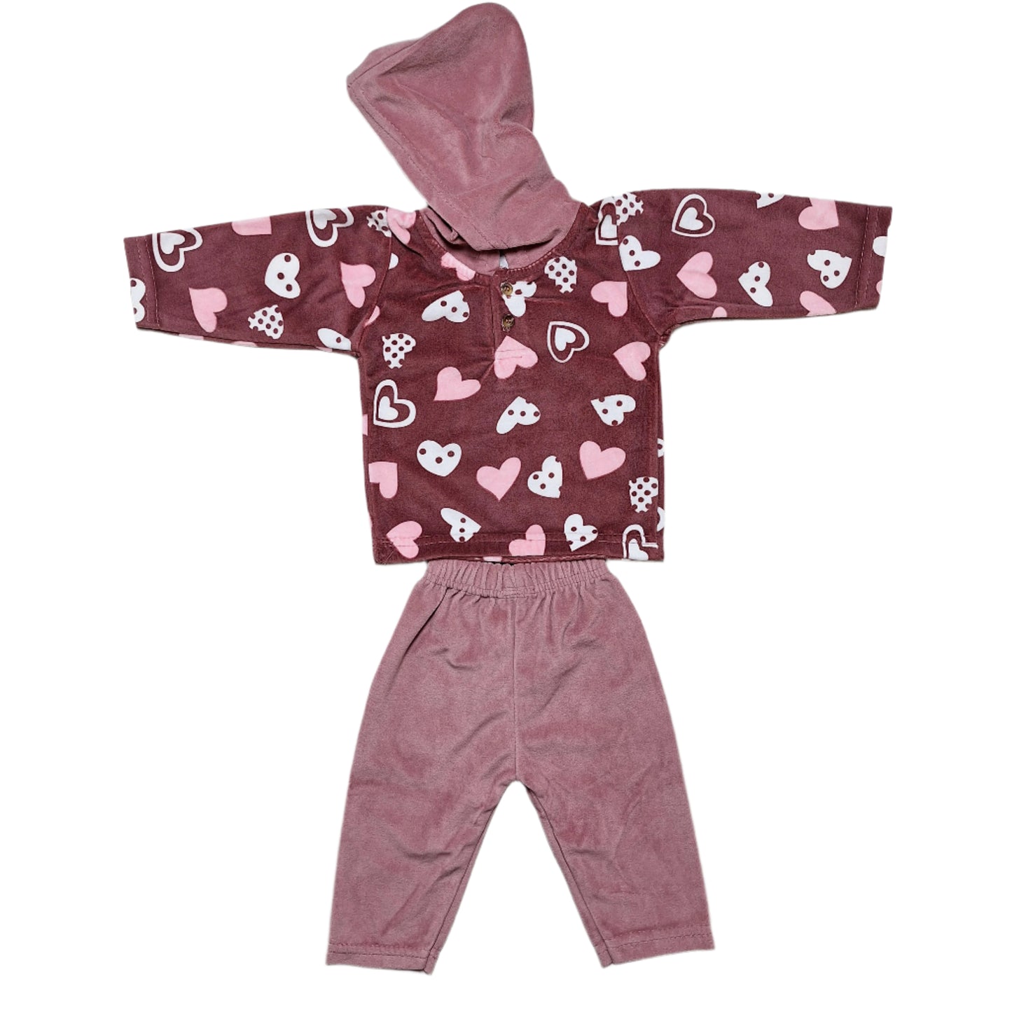 New Born Premium Soft And Velvety 2 Pcs Suit